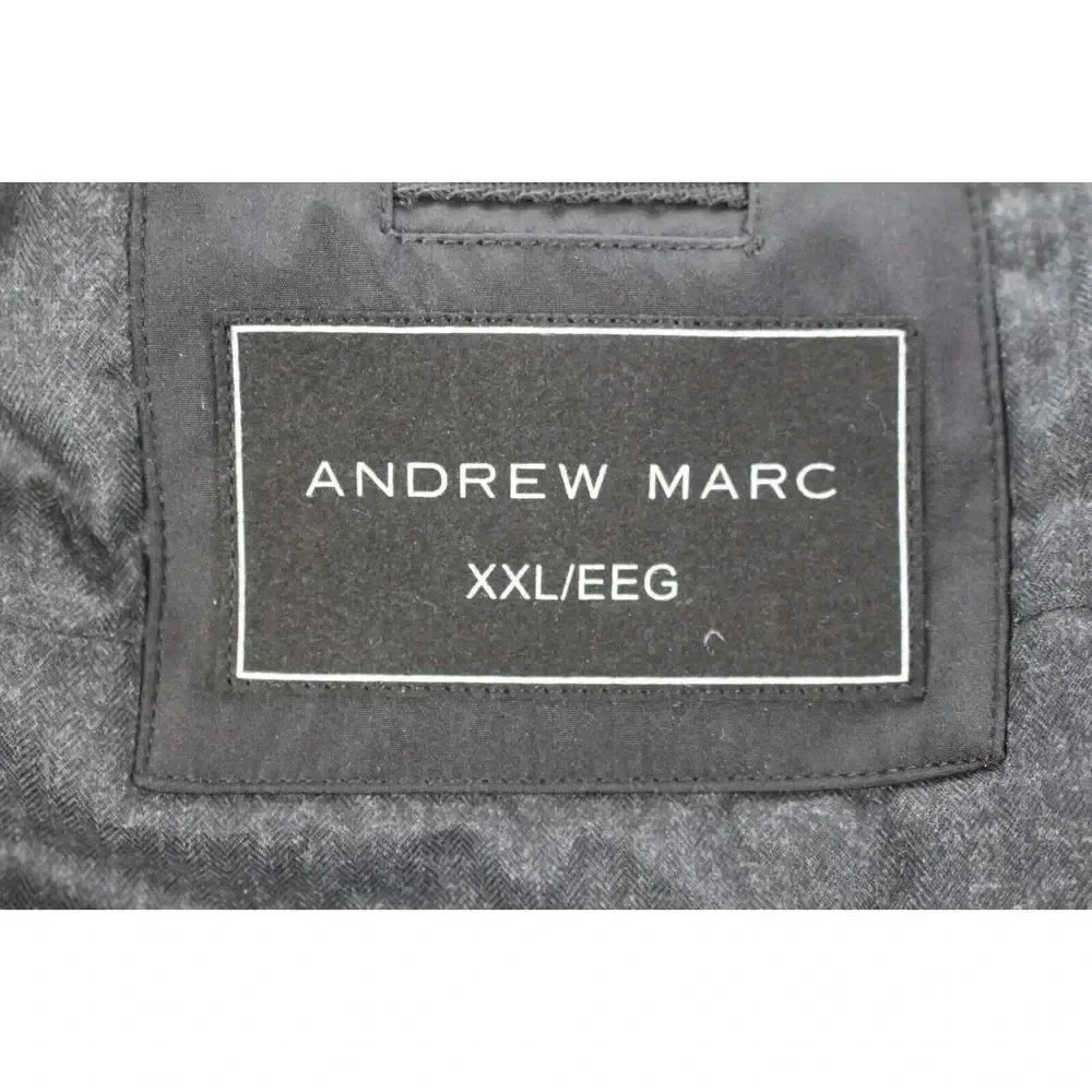ANDREW MARC Men's black coat size XXL